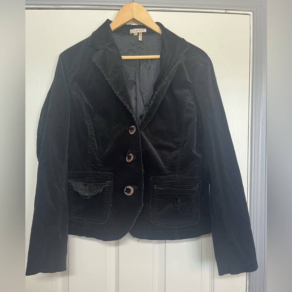 Tyler Boe Black Velvet Blazer